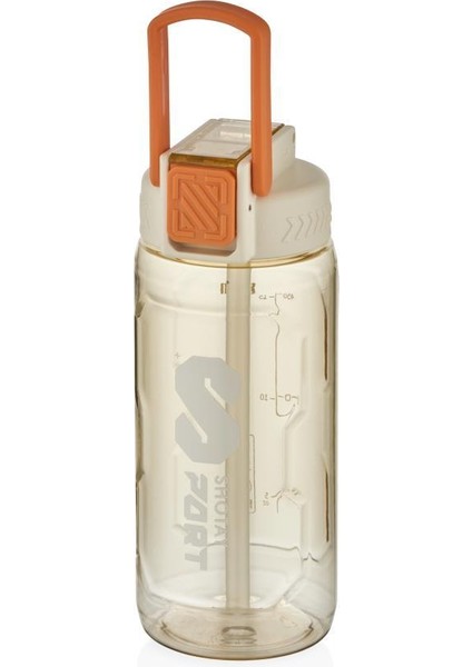Sport Su Matarası Tritan Beyaz 600ML