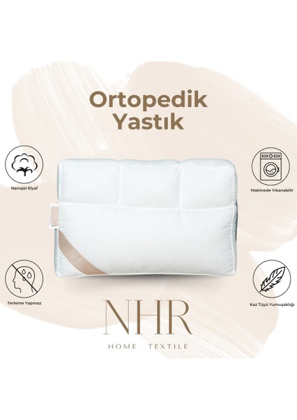 Medikal, Ortopedik Baş Ve Boyun Destekli Uyku Yastığı 40x60 12