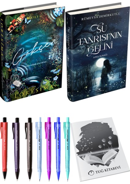 Su Tanrısının Gelini Ateş Sunağı (Ciltli) ve Gökçen 1 (Ciltli) (2'li Set)