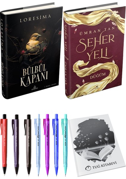 Seher Yeli 2 / Düğüm (Ciltli) ve Bülbül Kapanı 1 (Ciltli) (2'li Set)