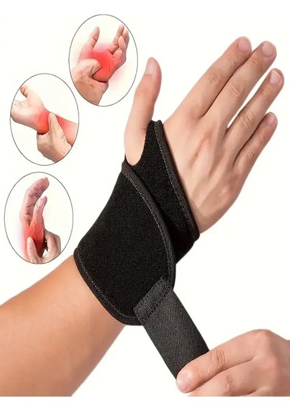 2 Adet Exp El Bilek Ateli Medikal Ortopedik Spor Bandı Statik Splinti Bilekliği Incinme Burkulma Aparatı