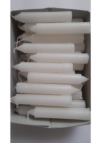 Bakkal Mum Dilek Mum Beyaz Kokusuz Mum 25 Adet (10 cm ) indirimleri