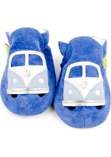 İkili Set, 6-18 Ay İplay Mama Önlüğü Ve 0-6ay Campervan Blue Funky Süet Patik fiyatları