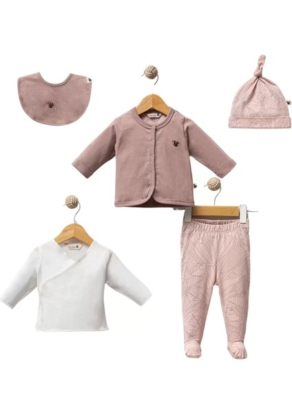 Tropical Cutie 5 Parça Hastane Çıkışı Pink