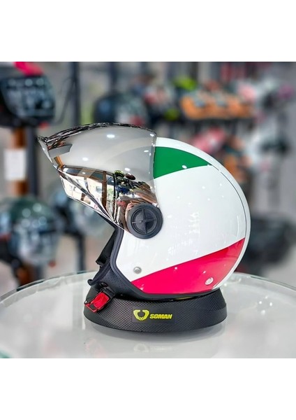 101 Yazlık Motosiklet Kaskı Italy