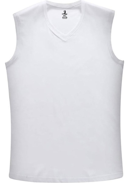 1 Adet Erkek Büyük Beden 105 Kilo - 165 Kilo Arası Için Uygun Redzone V Yaka Sıfır Kol Fanila Atlet modelleri