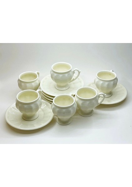 Sade Kahve Fincan Takımı Porselen 6 Kişilik 65111
