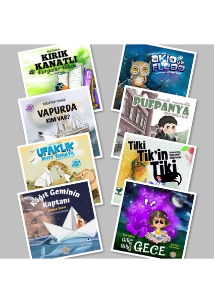 Okul Öncesi Masal Öykü Kitapları Set 2 (8 Kitap)