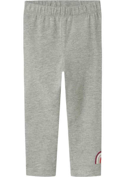NMFBILINE LEGGING PB Gri Kız Çocuk Tayt