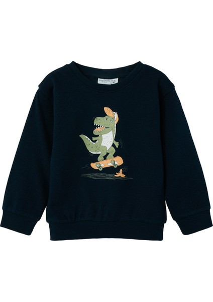 Nmmvıldar Ls Nreg Sweat U Lacivert Erkek Çocuk Sweatshirt