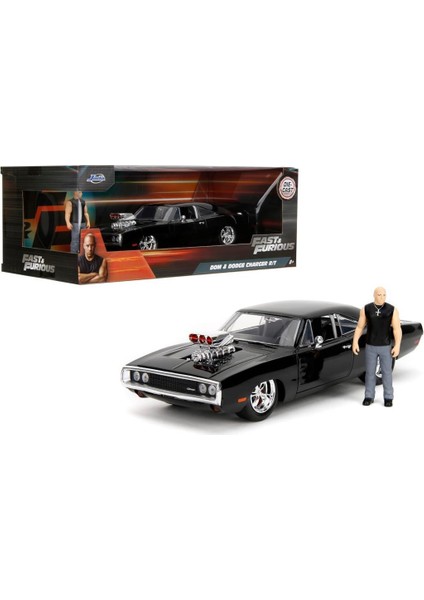Fast And Furious Dom And Dodge Charger R/t 1/24 Model Araba