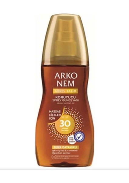 Nem Koruyucu Güneş Yağı Spf 30 150 ml Sprey