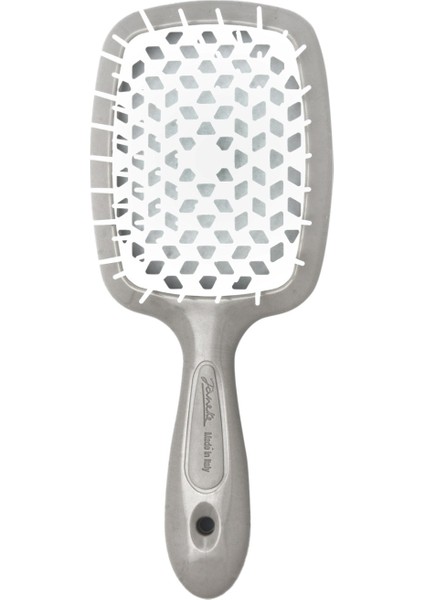 Superbrush Gri Beyaz Saç Fırçası