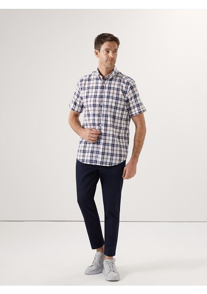 Lcwaıkıkı Classic Regular Fit Kısa Kollu Ekose Poplin Erkek Gömlek fiyatları