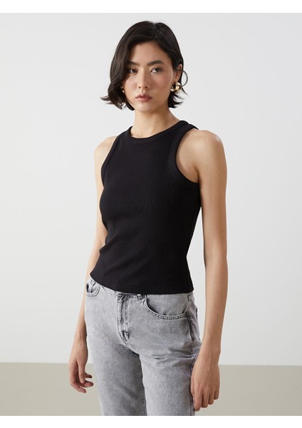 Lcw Vision Bisiklet Yaka Kadın Atlet