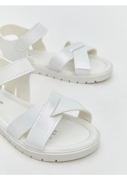 Lcw Steps Çapraz Bantlı Kız Çocuk Sandalet
