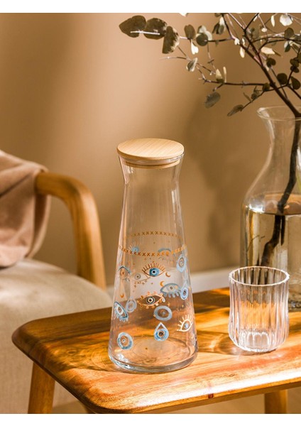 Lcw Home Karışık Göz Baskılı Baş Ucu Sürahisi 1100 ml