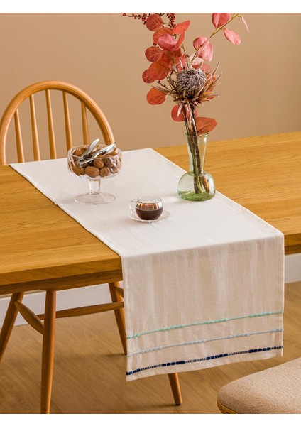 Lcw Home Karışık Çizgi Nakışlı Runner 45X150 cm