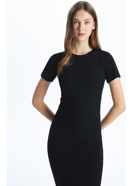 Xsıde Bisiklet Yaka Kadın Bodycon Elbise fiyatları