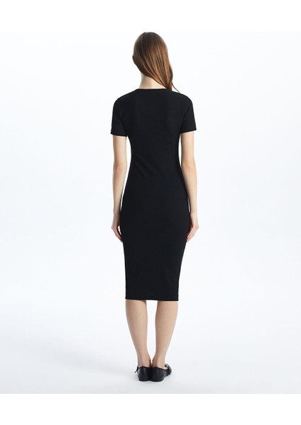 Xsıde Bisiklet Yaka Kadın Bodycon Elbise fırsatları