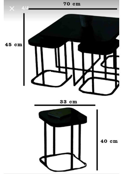 Royal 4+1 Sehpa