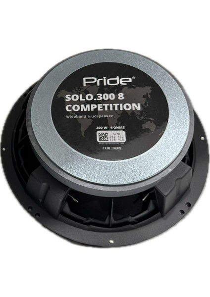 Solo 300 8 Competiton 20 cm 600W 300RMS 1 TAKIM 2 ADET Yeni Seri Russia modelleri