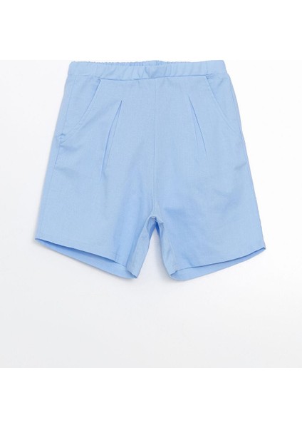 Lcw Kids Keten Karışımlı Kız Çocuk Bluz ve Şort