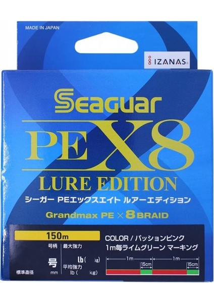 Lure Edıtıon X8 150 mt Multi Pe 1.2-0.185MM
