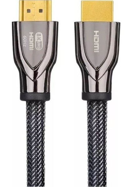 3 Metre - HDMI 2.1 Kablo Premium 8K@60Hz, 4K@120Hz, 4K@60Hz, 48GBPS Ultra Hd Ps4 Ps5 HDMI Kablosu