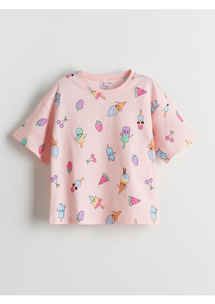 Lcw Kids Bisiklet Yaka Kız Çocuk Şortlu Pijama Takımı fiyatları