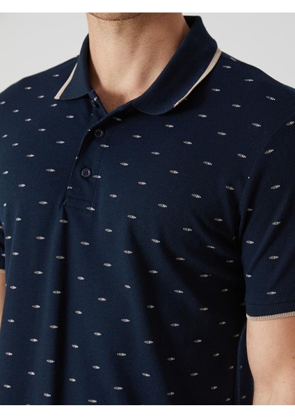 Lcwaıkıkı Classic Polo Yaka Kısa Kollu Desenli Pike Erkek Tişört modelleri