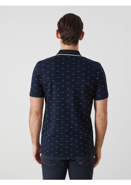 Lcwaıkıkı Classic Polo Yaka Kısa Kollu Desenli Pike Erkek Tişört fırsatları