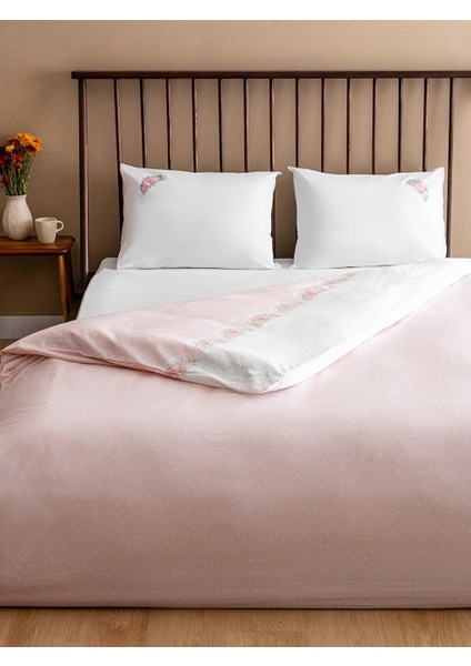 Lcw Home Çiçek Baskılı Çift Kişilik Nevresim Seti