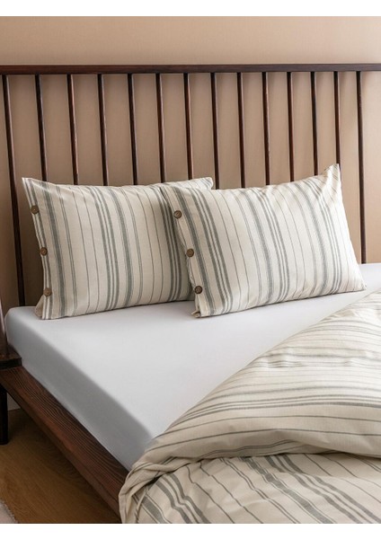 Lcw Home Çizgili Çift Kişilik Nevresim Seti