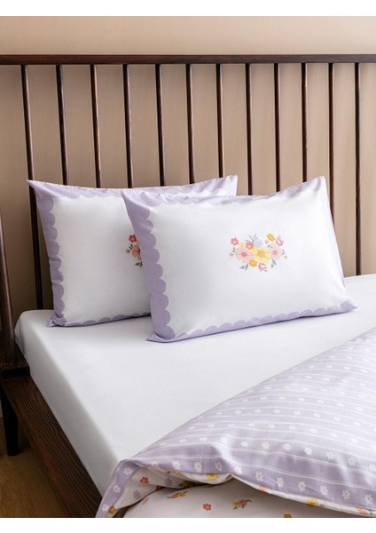 Lcw Home Çiçek Baskılı Çift Kişilik Nevresim Takımı