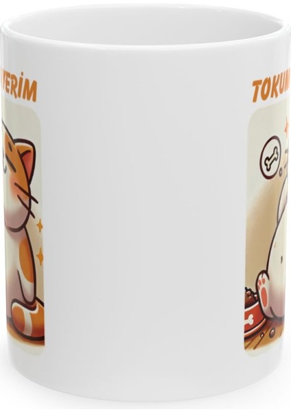 Tokum Ama Yerim Şişman Kedi Tasarım Bardak