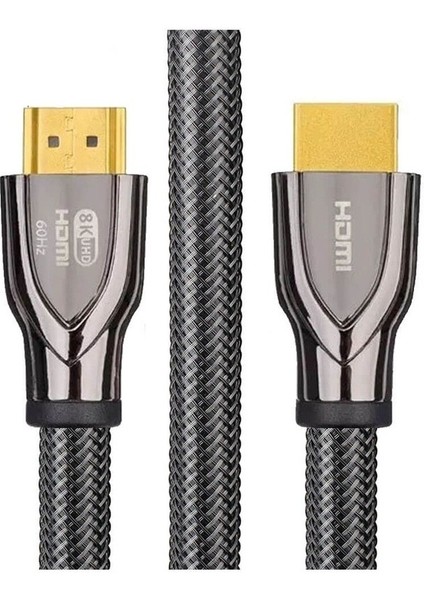 5 Metre - HDMI 2.1 Kablo Premium 8K@60Hz, 4K@120Hz, 4K@60Hz, 48GBPS Ultra Hd Ps4 Ps5 HDMI Kablosu
