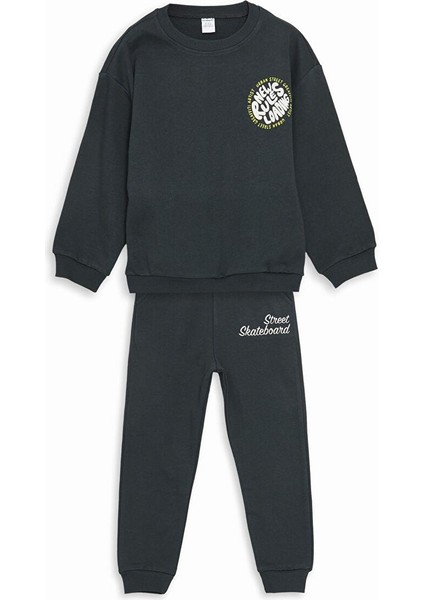 Lcw Kids Bisiklet Yaka Erkek Çocuk Sweatshirt ve Eşofman Alt 2'li modelleri