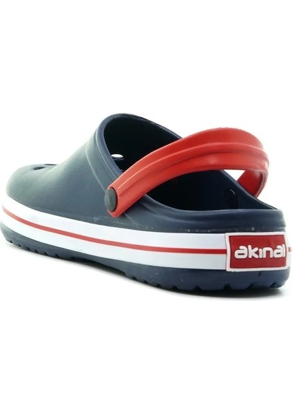 Akınalbella Kadın Sandalet Terlik Lacivert Kırmızı Tommy fiyatları