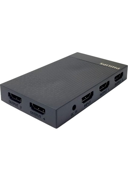 Phılıps SWV9023B/93 4K 1x4 HDMI Splitter 1 Giriş-4 Çıkış Ultra Hd Görüntü Dağıtıcı modelleri