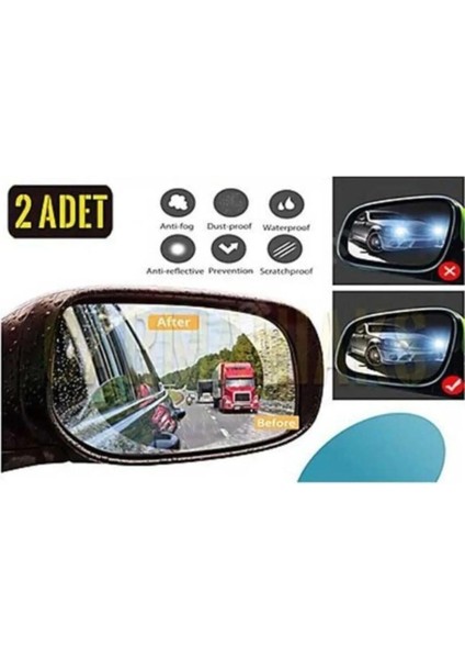 Araç Oto Araba Dikiz Aynası Yağmur Kaydırıcı Film Kolay Görüş Buğu Önleyici Su Itici Kış Engelleyici fiyatları