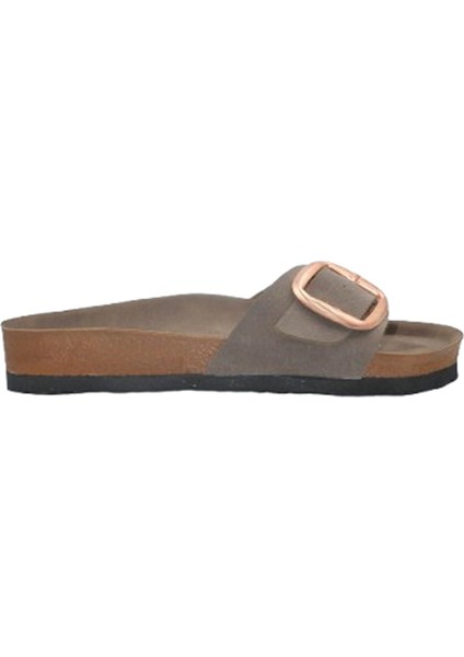 Vizon Nubuk Kadın Tek Toka Terlik - MTM-0049 fiyatları