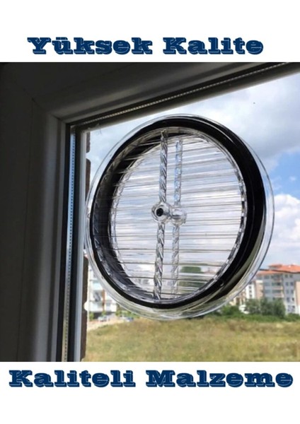 Şeffaf Doğalgaz Cam Menfez Havlandırma Kapağı