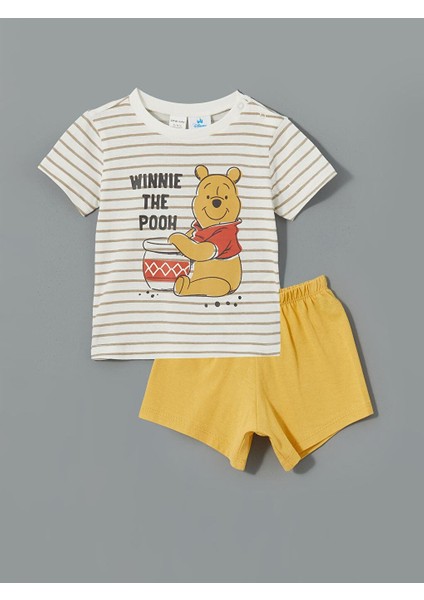 Lcw Baby Winnie The Pooh Baskılı Erkek Bebek Şortlu Pijama Takımı