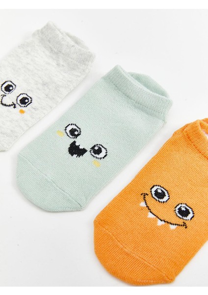 Lcw Baby Nakışlı Erkek Bebek Patik Çorap 3'lü fiyatları