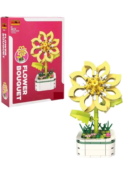 Papatya Buketi Yapı Blokları 119 Parça 83578