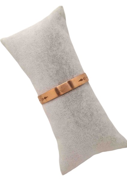 Ok Desenli Bakır Bileklik