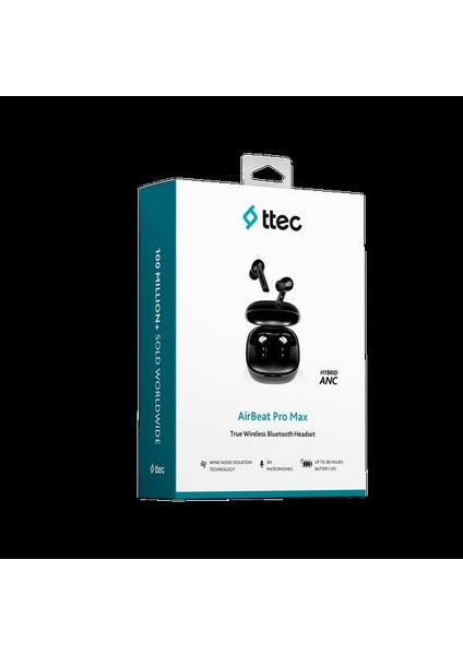 2KM149B Airbeat Pro Max Anc Gerçek Kablosuz Tws Bluetooth Kulaklık Beyaz