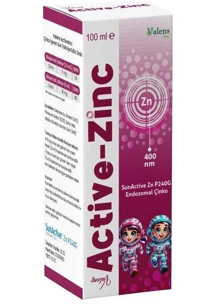 Active-Zinc 100 ml Şurup(orijinal)
