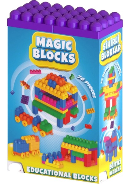 Eğitici Bloklar Sihirli Bloklar 76 Parça LEGO Bloklar modelleri